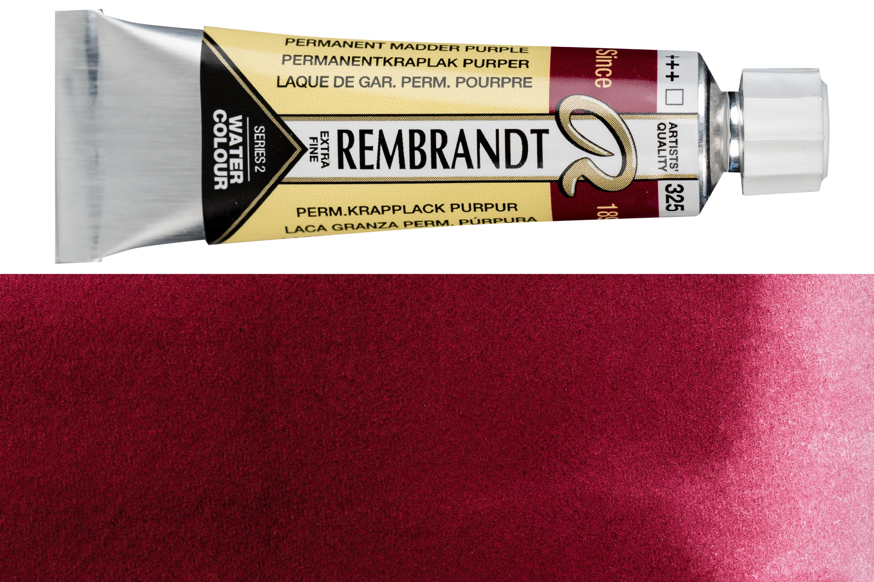 Rembrandt Watercolor, 10 mL, #325 Permanent Madder Purple