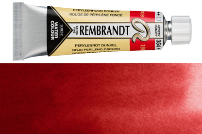 Rembrandt Watercolor, 10 mL, #354 Perylene Red Deep