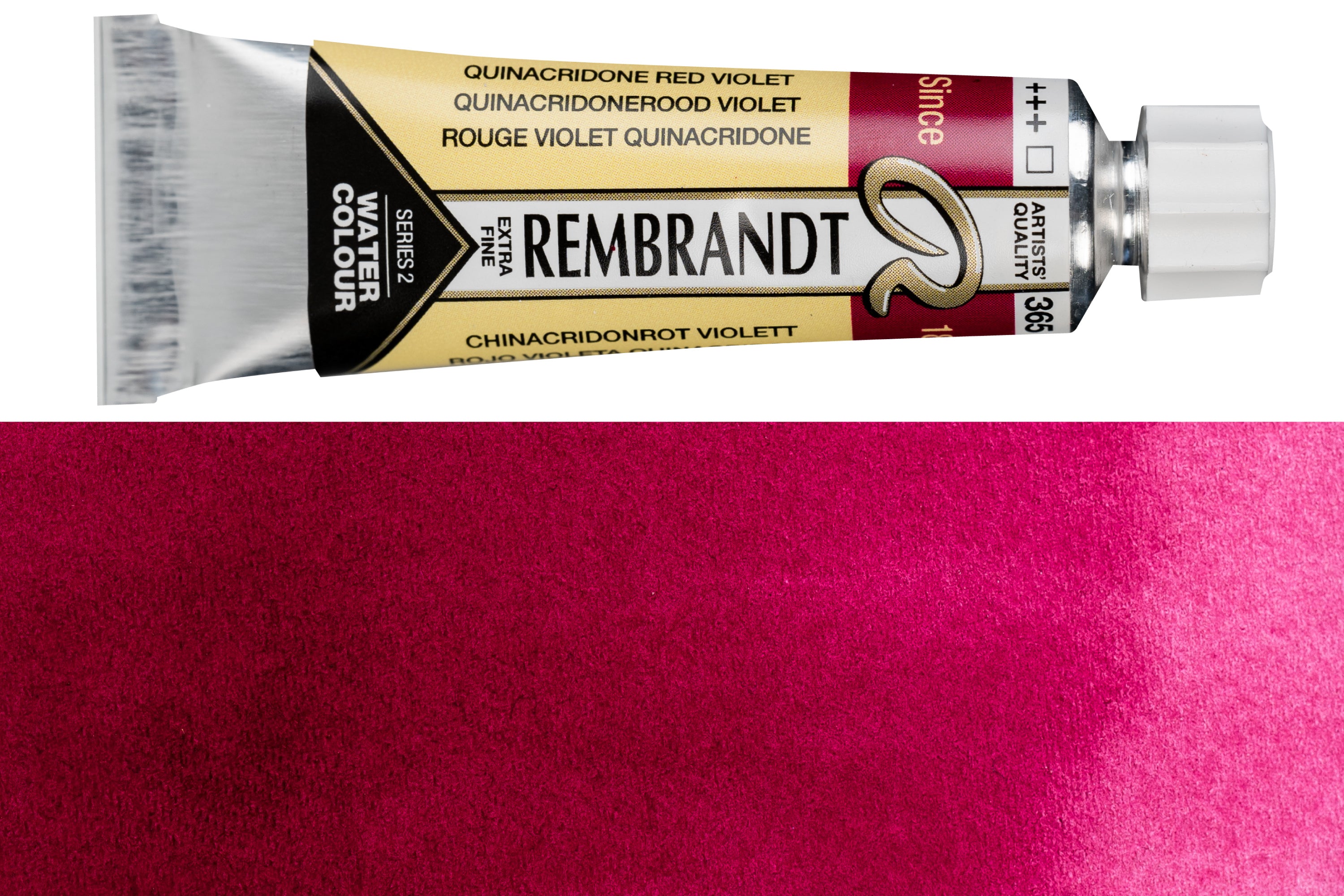 Rembrandt Watercolor, 10 mL, #365 Quinacridone Red Violet