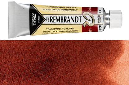 Rembrandt Watercolor, 10 mL, #378 Transparent Oxide Red