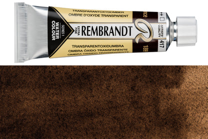 Rembrandt Watercolor, 10 mL, #417 Transparent Umber