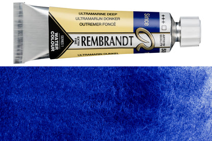 Rembrandt Watercolor, 10 mL, #506 Ultramarine Blue Deep