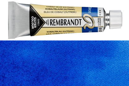 Rembrandt Watercolor, 10 mL, #512 Cobalt Blue Ultramarine
