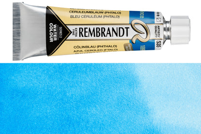 Rembrandt Watercolor, 10 mL, #535 Cerulean Blue Phthalo