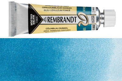 Rembrandt Watercolor, 10 mL, #550 Cerulean Blue Deep