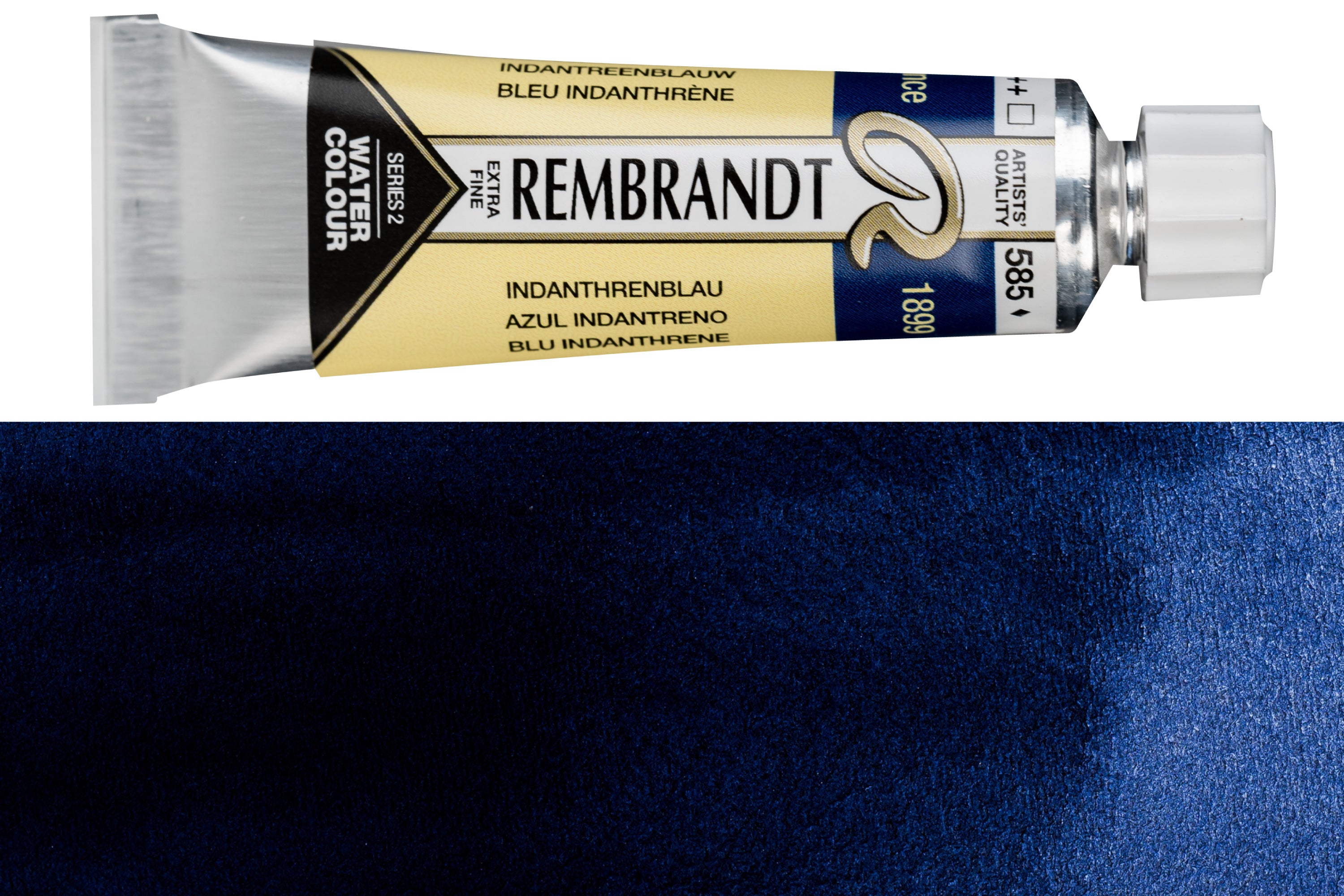 Rembrandt Watercolor, 10 mL, #585 Indanthrene Blue