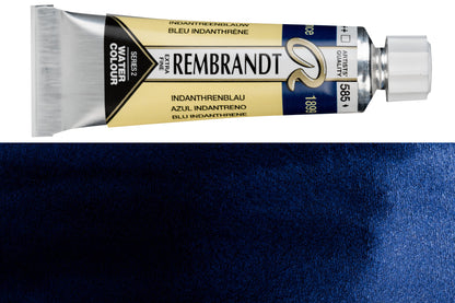 Rembrandt Watercolor, 10 mL, #585 Indanthrene Blue