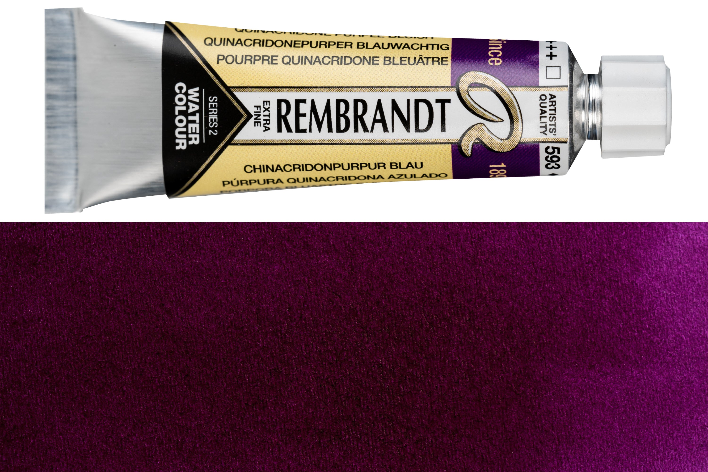 Rembrandt Watercolor, 10 mL, #593 Quinacridone Purple Bluish