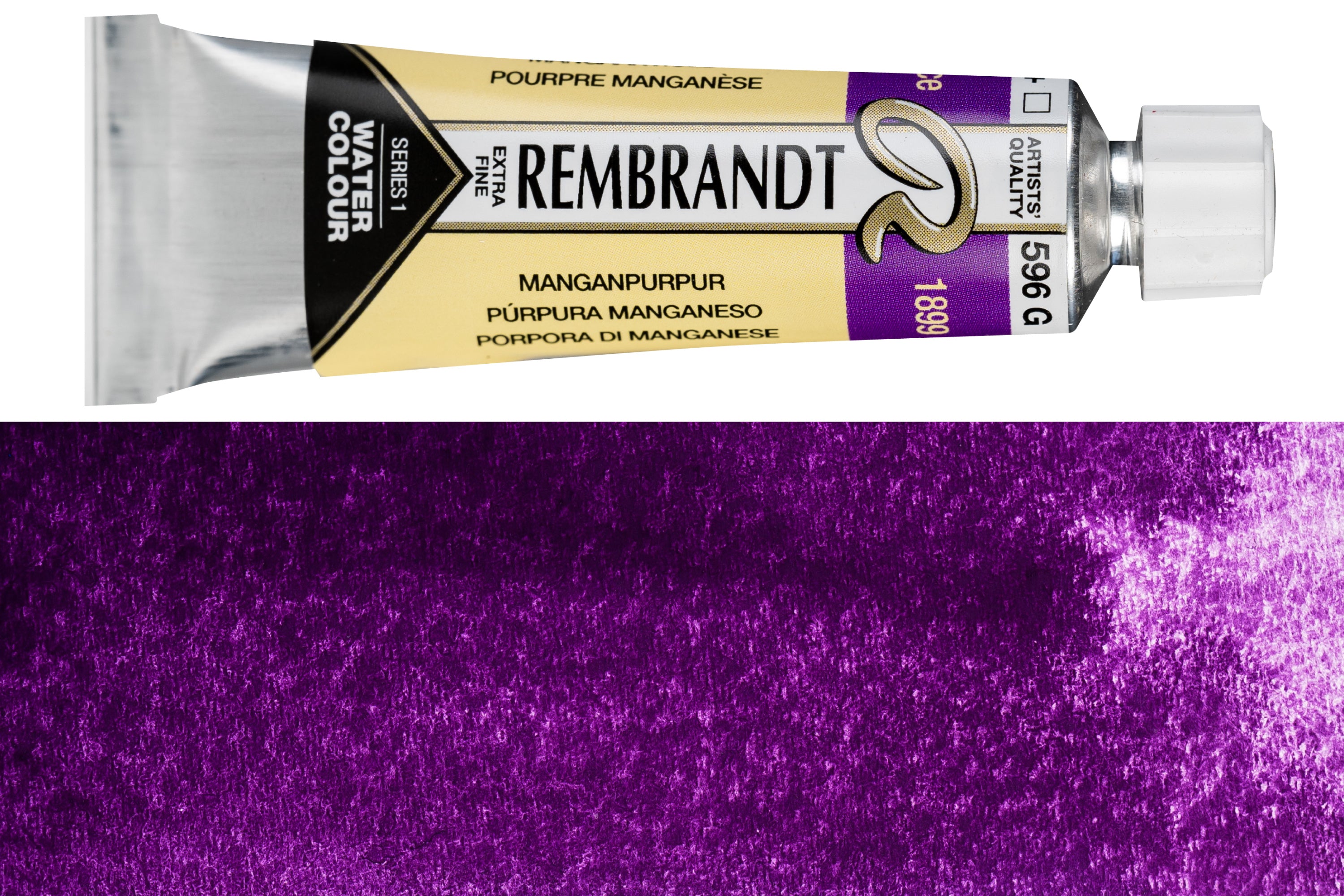 Rembrandt Watercolor, 10 mL, #596 Manganese Violet