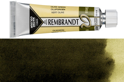 Rembrandt Watercolor, 10 mL, #620 Olive Green