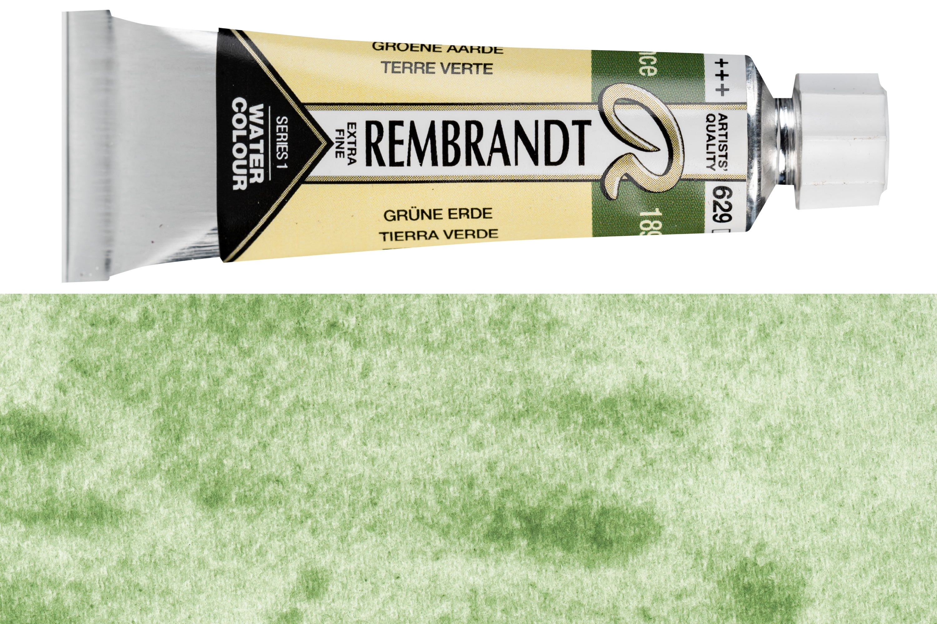 Rembrandt Watercolor, 10 mL, #629 Green Earth