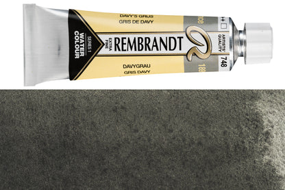 Rembrandt Watercolor, 10 mL, #748 Davy's Grey