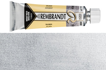 Rembrandt Watercolor, 10 mL, #800 Silver