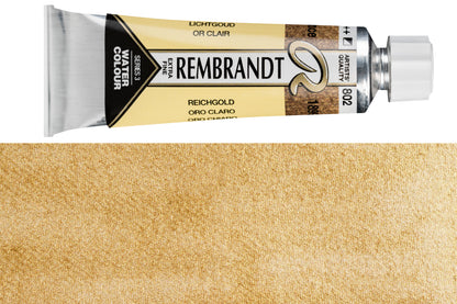 Rembrandt Watercolor, 10 mL, #802 Light Gold
