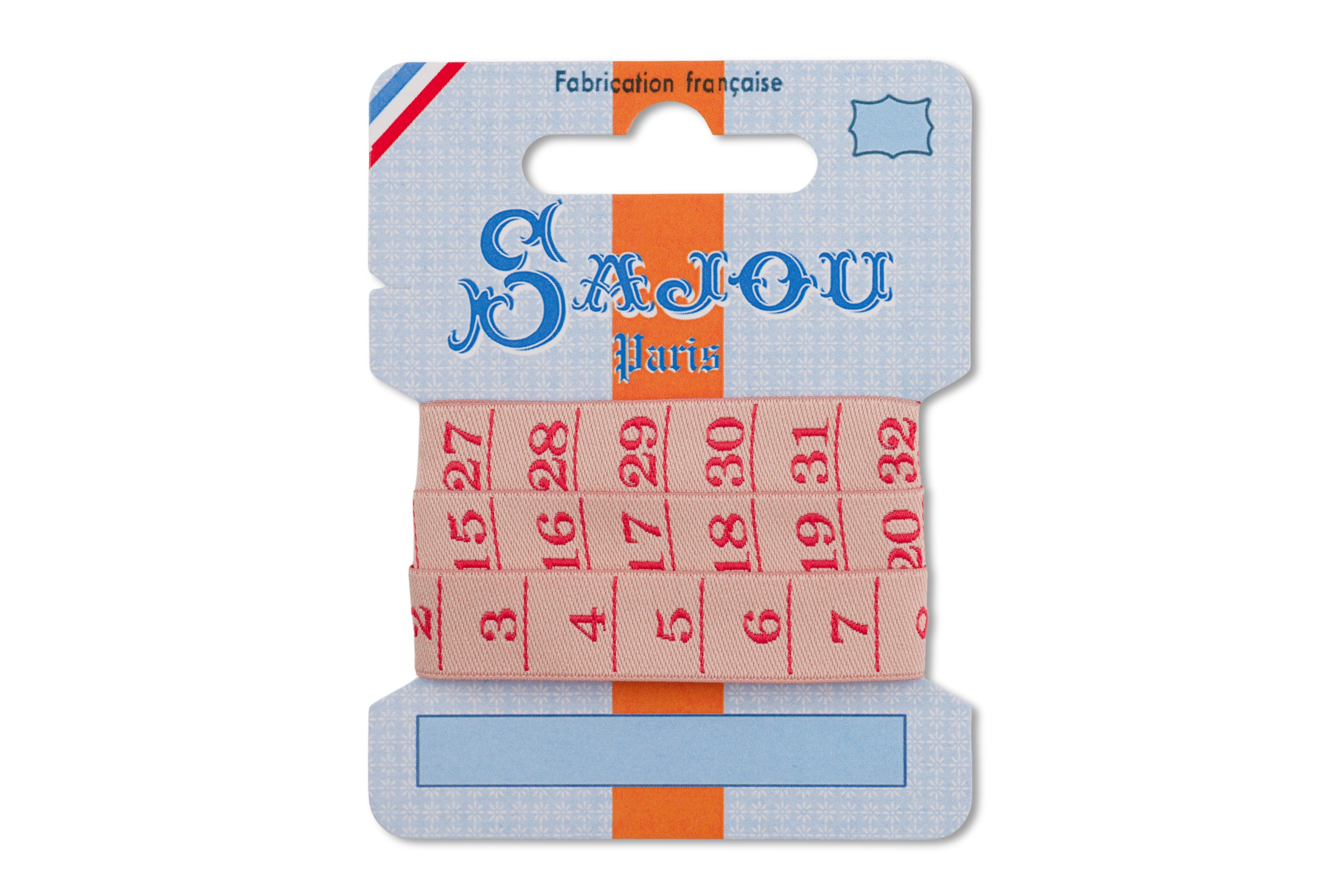 Saint-Étienne Woven Ribbon, Ecru Ruler