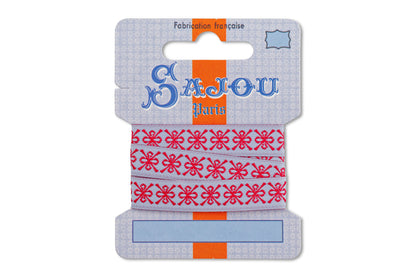 Saint-Étienne Woven Ribbon, Lilies