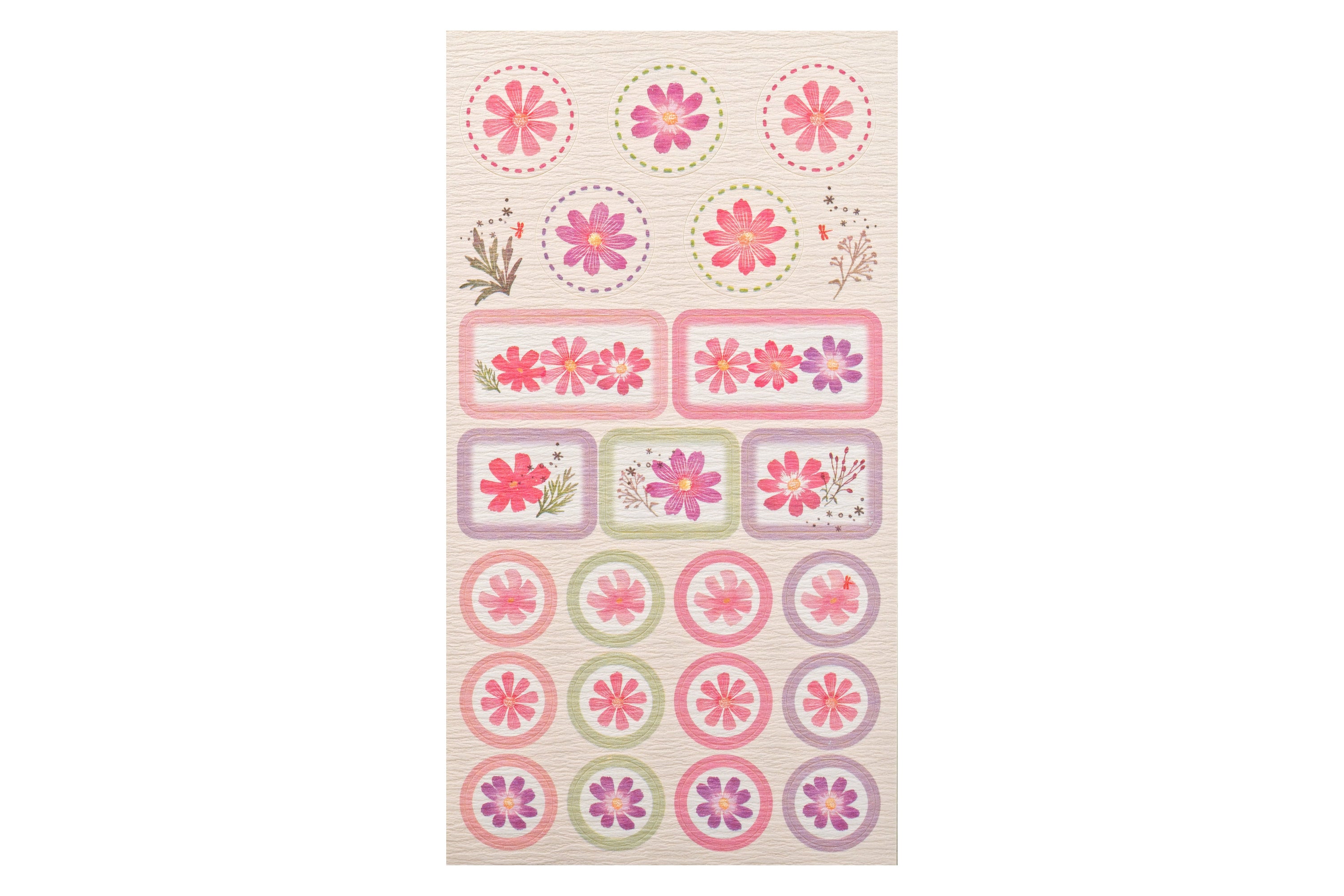 Cosmos Washi Sticker Sheet