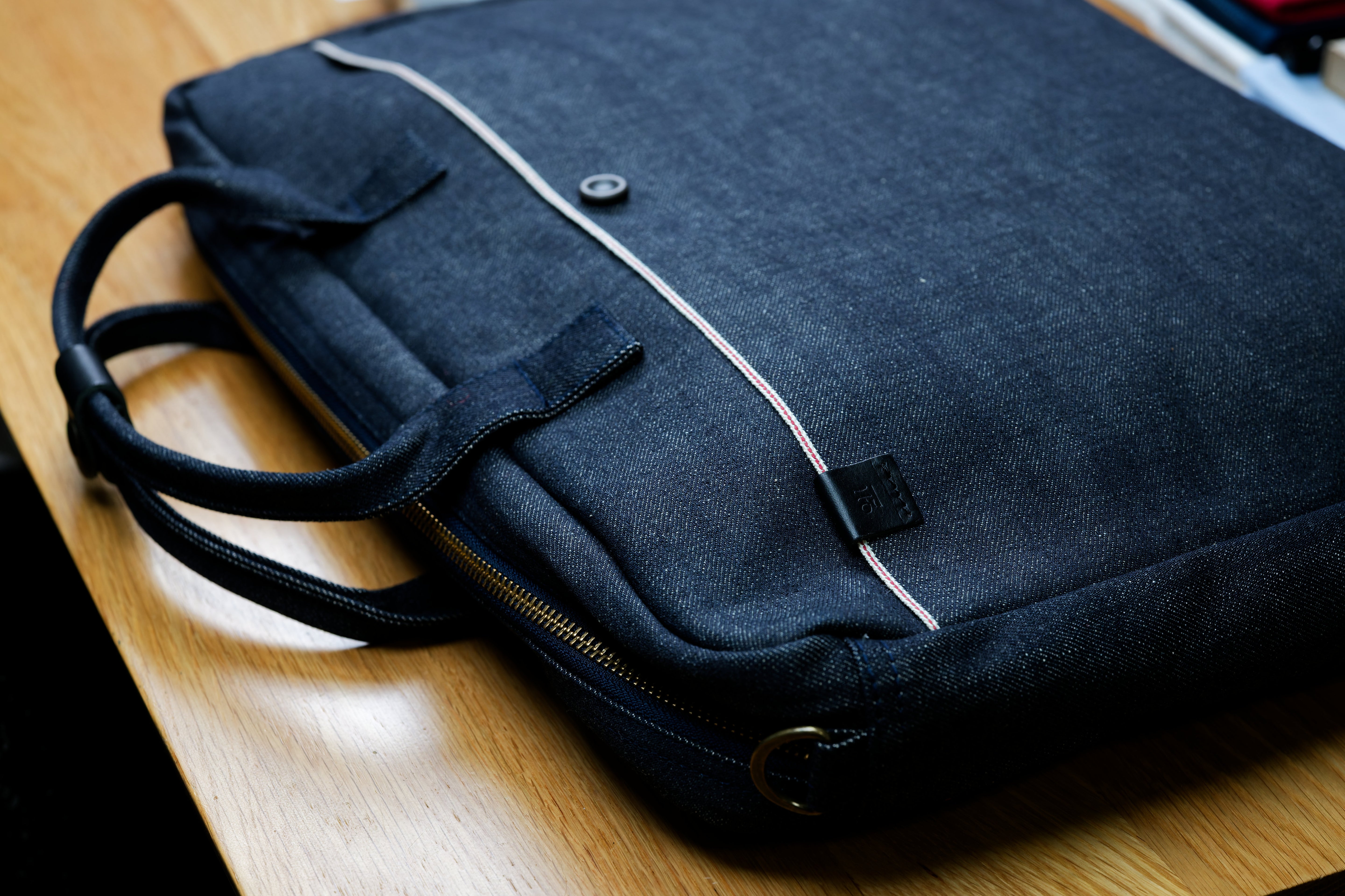 Selvage Denim Briefcase