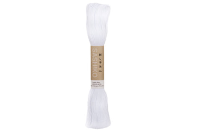 Olympus Cotton Sashiko Thread, #01 White