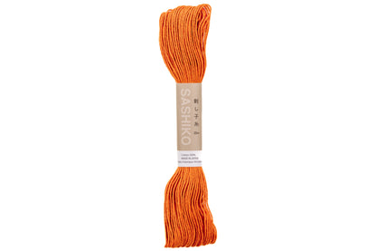 Olympus Cotton Sashiko Thread, #04 Carrot Orange