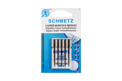 Super Nonstick Universal Machine Needles, Set of 5