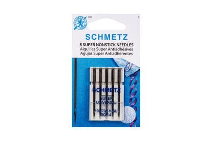 Super Nonstick Universal Machine Needles, Set of 5