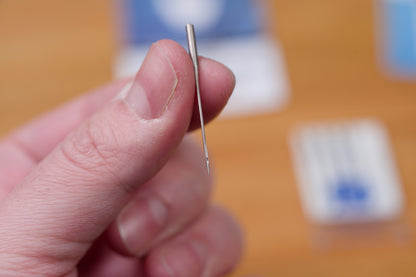 Super Fine Black Machine Needles, Set of 5