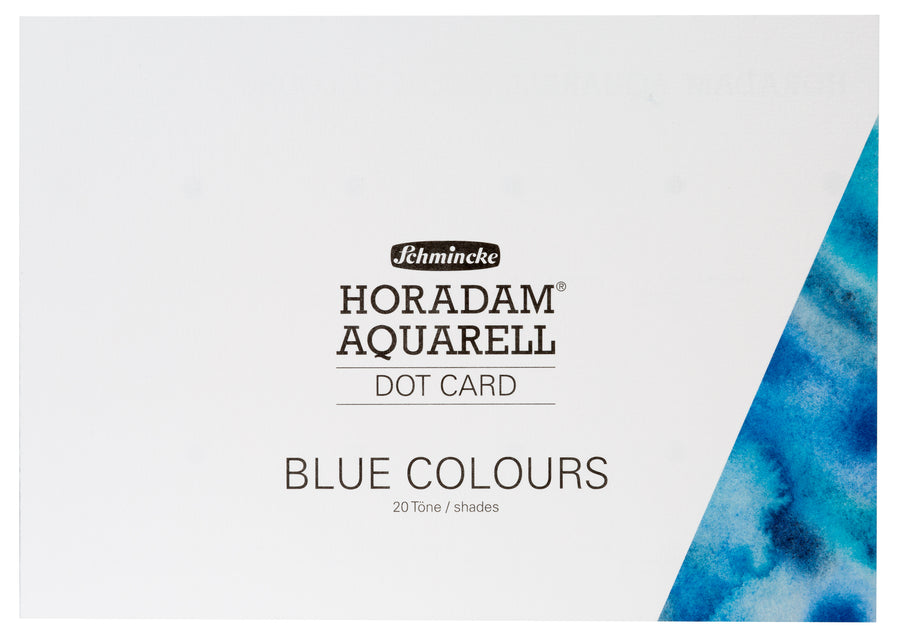 Horadam Watercolor Dot Card, 20 Blues