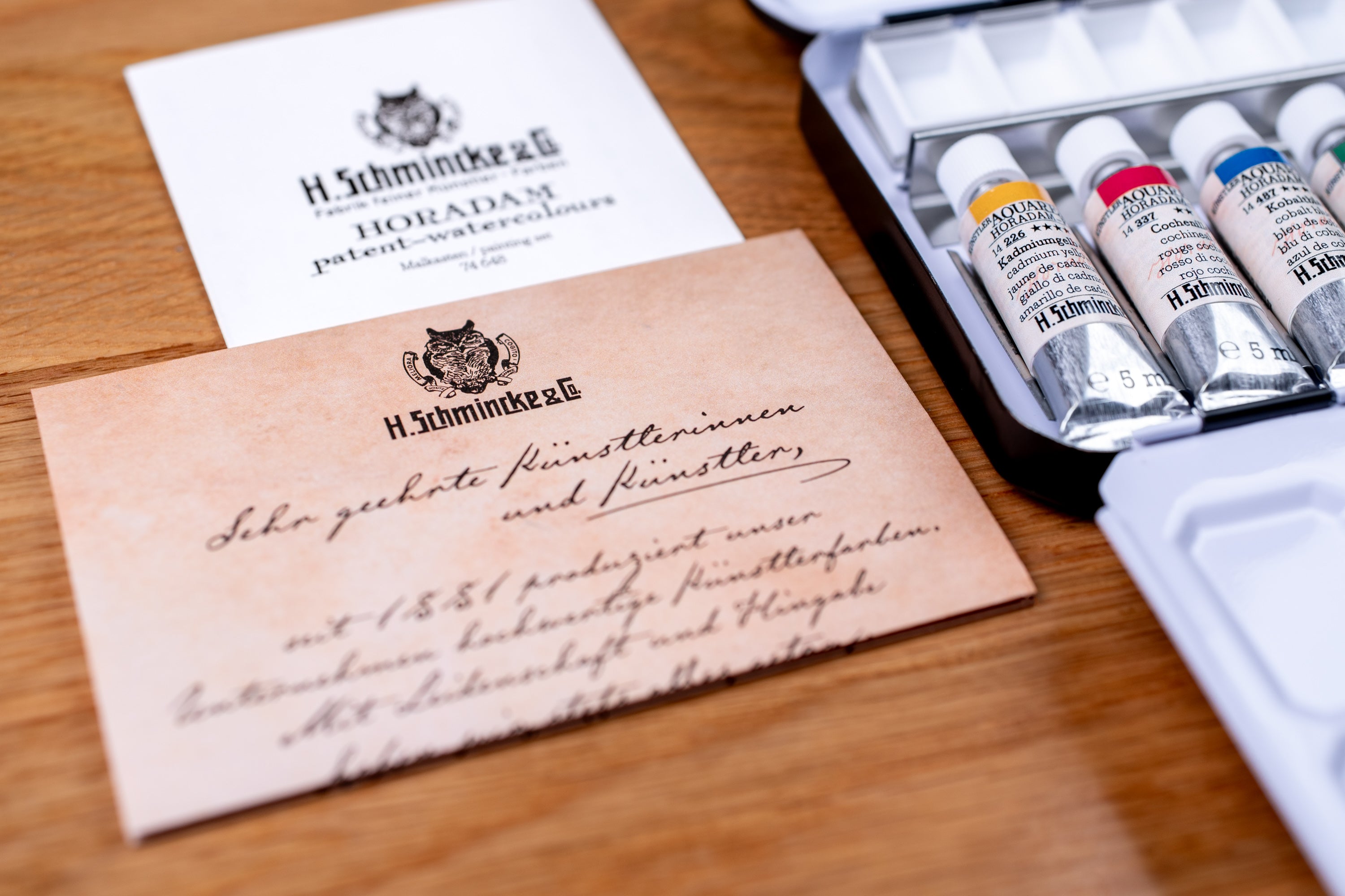 Schmincke Horadam Watercolors, Retro Sketchbox Set (Limited