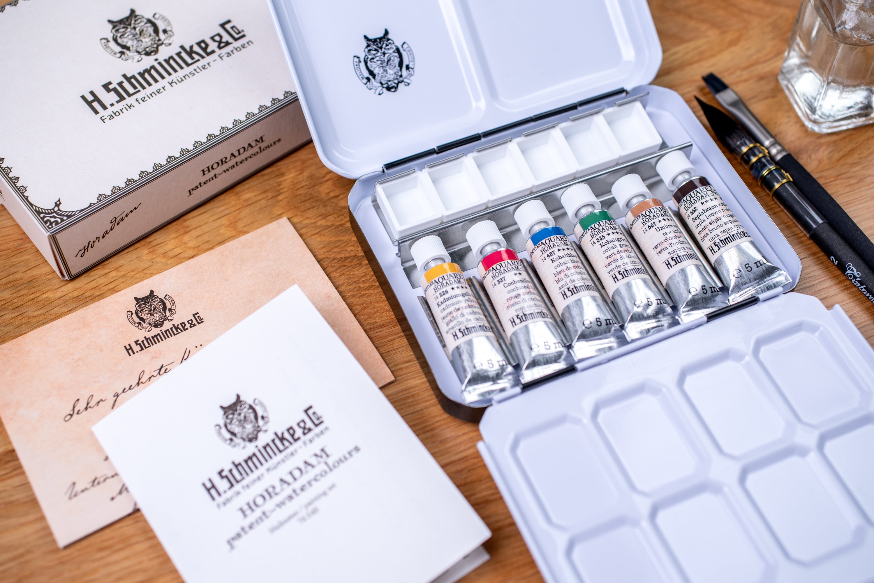 Schmincke Horadam Watercolors, Retro Sketchbox Set (Limited