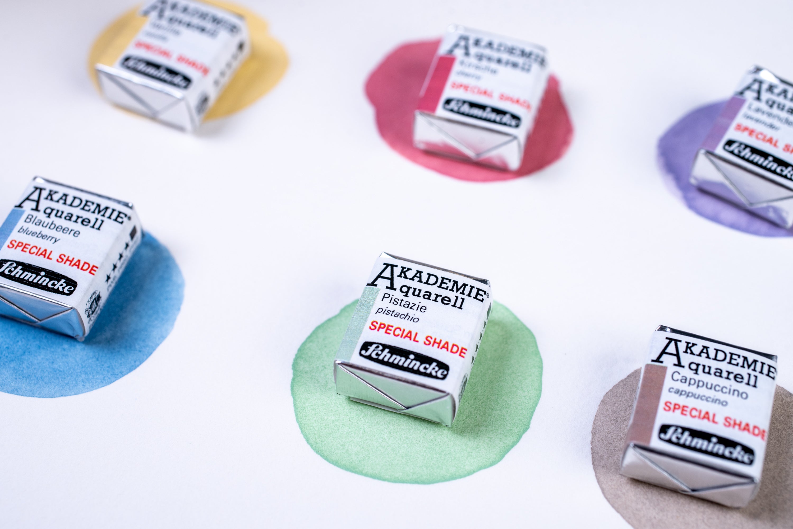 Schmincke Vault: Akademie Watercolor, 3 Random Pastel Colors