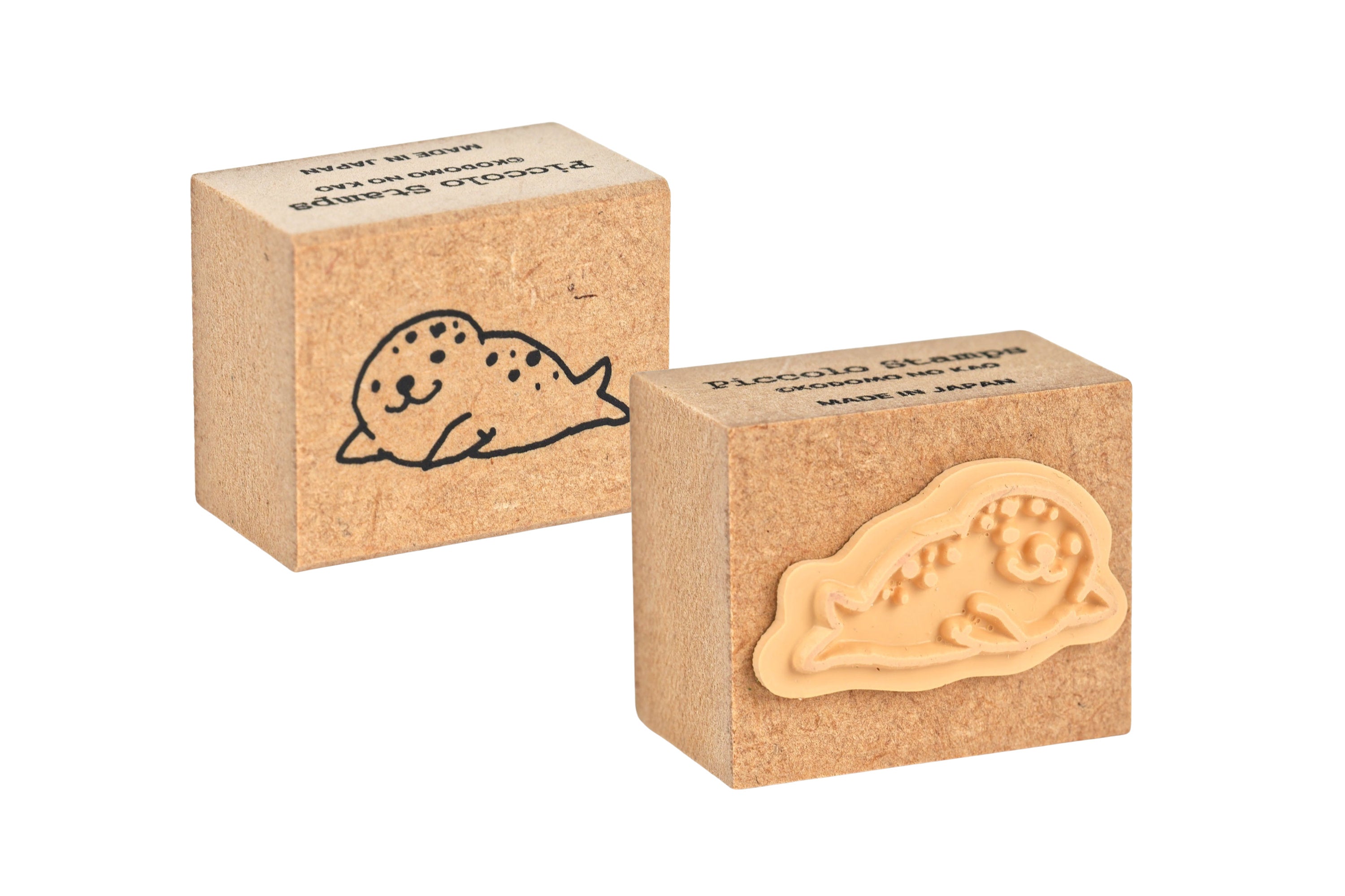 Happy Seal Rubber Stamp, 1"