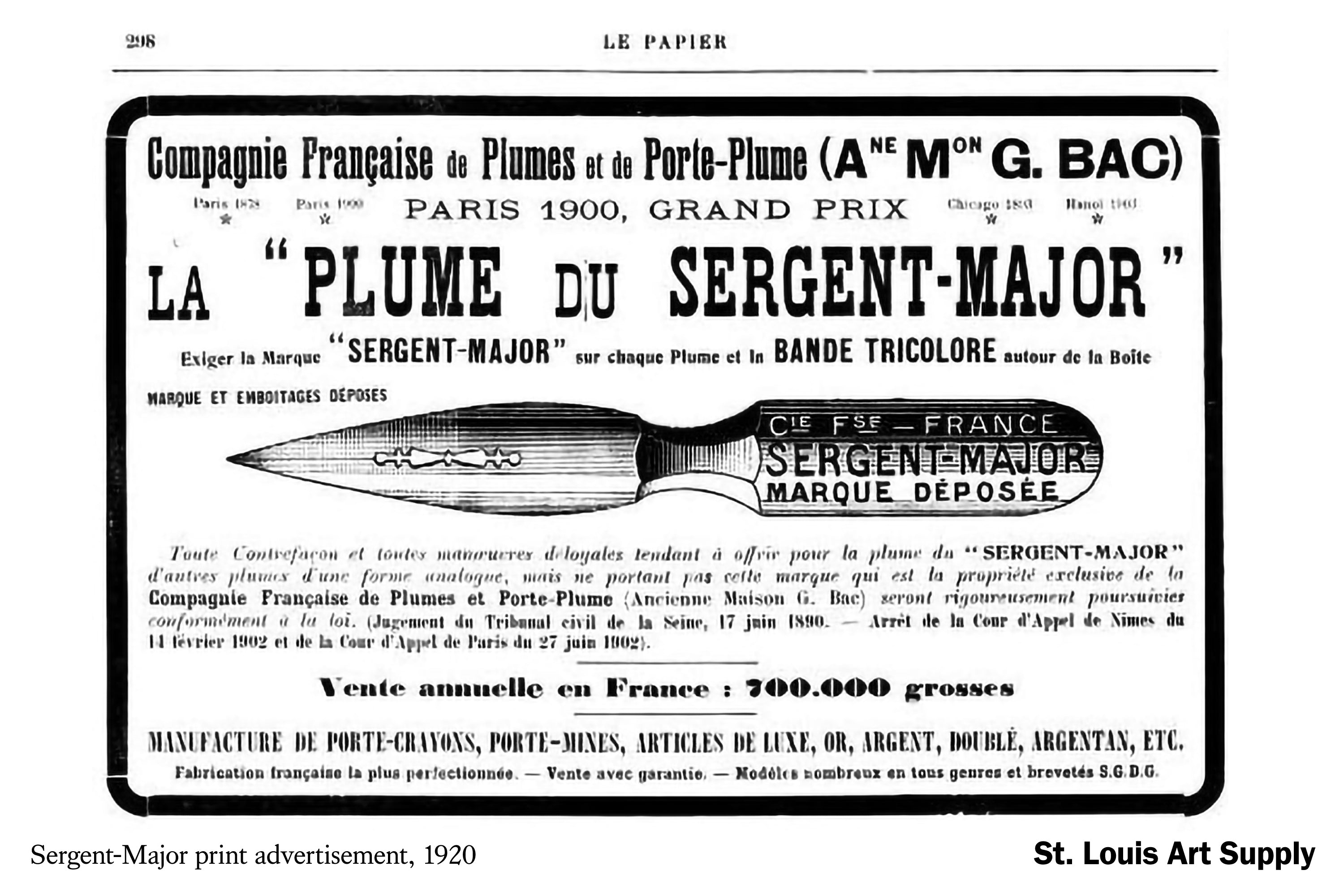 Compagnie Française Sergent Major #500 Pen Nib (Vintage)