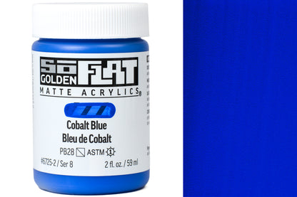 Golden SoFlat Matte Acrylics, Cobalt Blue