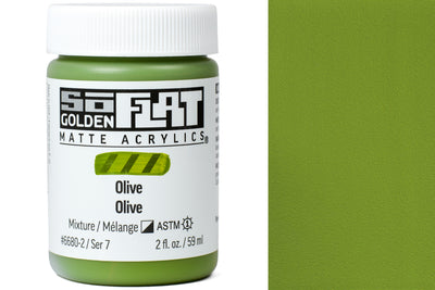 Golden SoFlat Matte Acrylics, Olive