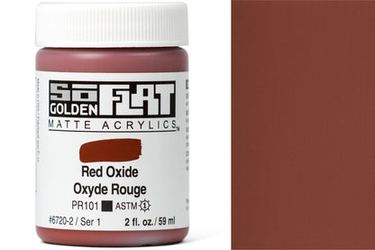 Golden SoFlat Matte Acrylics, Red Oxide