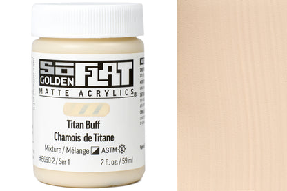 Golden SoFlat Matte Acrylics, Titan Buff
