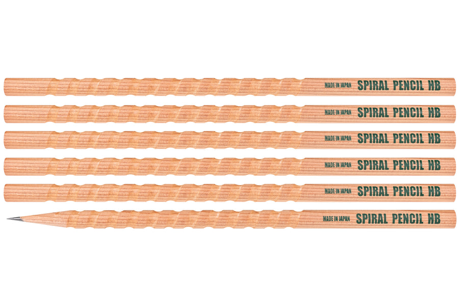 Spiral Pencil HB, Set of 6