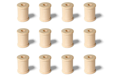 Empty Wood Spools