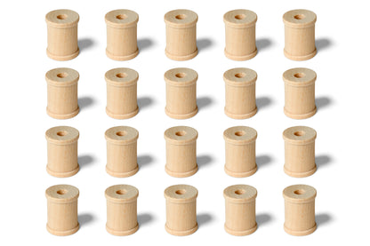 Empty Wood Spools