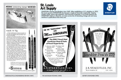 Mars Lumograph Drawing Pencils, Set of 6