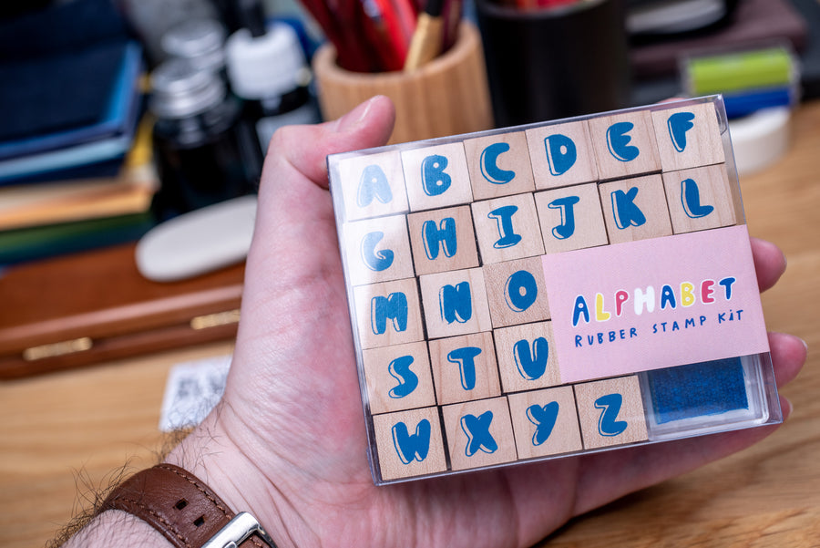Bubble Alphabet Stamp Set