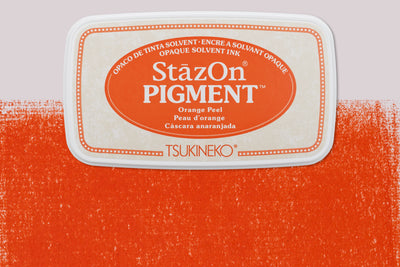 StazOn All-Surface Pigment Ink Pad, Orange Peel