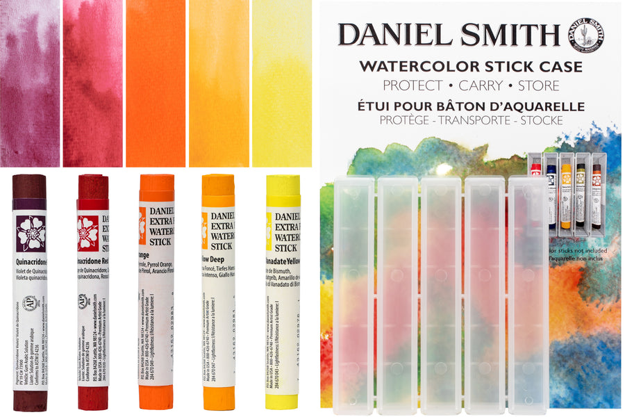 Extra Fine Watercolor Sticks, Warm Colors Combo Pack