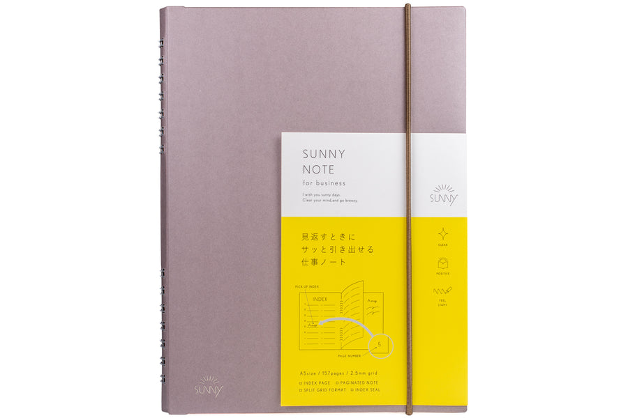 Sunny Note A5, Grey