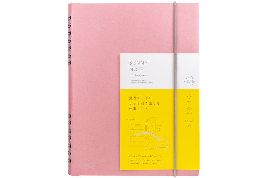 Sunny Note A5, Pink