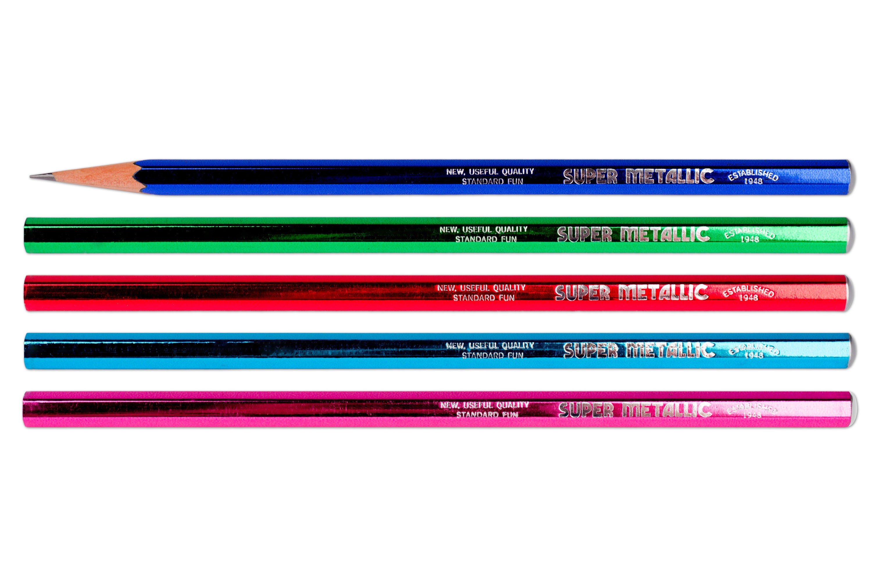 "Super Metallic" Pencil, HB, Random Color