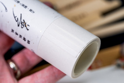 Kozo Washi Paper, Four Long Sheets with Underlay