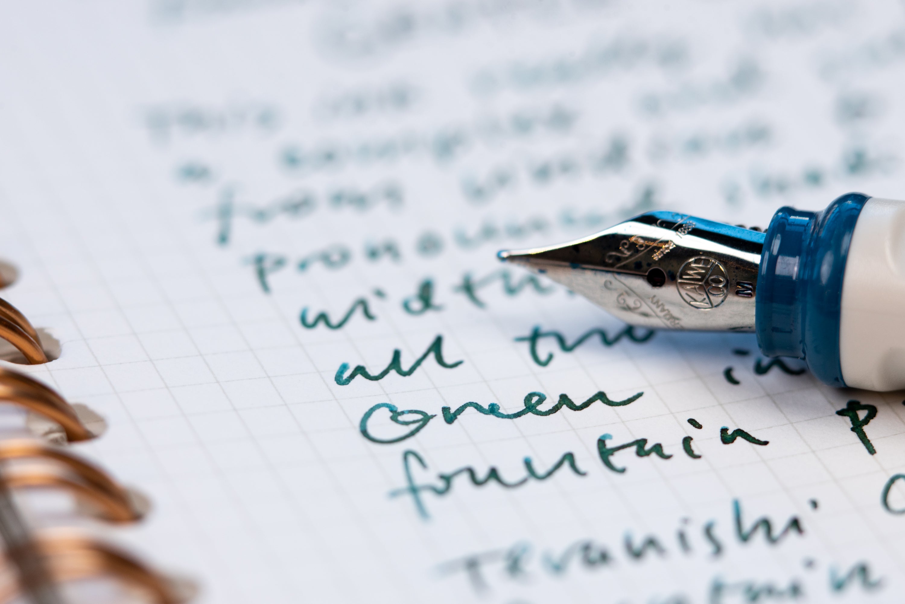 Teranishi - Taisho Roman Fountain Pen Ink, Gentle Green - St. Louis Art Supply