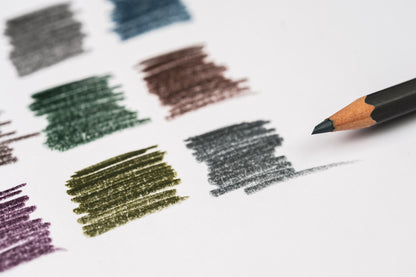 Tinted Graphite Pencils, Set of 12